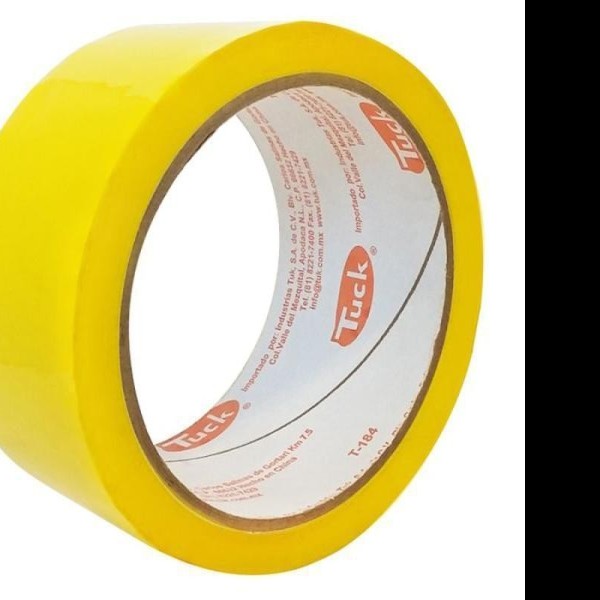 CINTA ADH. PEMP. 48X50M. AMARILLA 184 TUK E.6 C.36